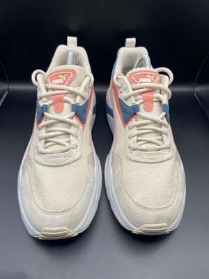 Puma Vis2k Soft 400759-01 Womens 10 Shoes Pink Deeva Peach Mesh Athletic Sneaker