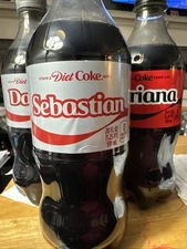 Share A Coke with  Sebastian  2025 Personalized Gift Coca Cola Bottle 20oz Diet