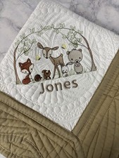 Heirloom Baby Boy Personalized Baby Quilt