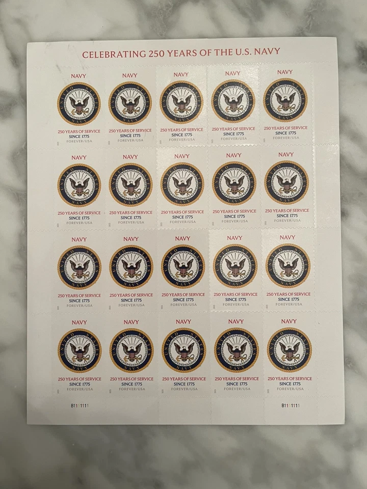 2026 Sc# 6010.6012 US Army Navy Marines Anniversary MNH Full Sheets Great Price - Image 3 of 3