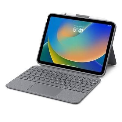 Logitech Combo Touch Keyboard for iPad (10th generation) UK QWERTY Layout