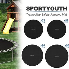 Replacement Trampoline Mat Fit 12/14/15FT Frames 72 88 96 Rings w/ Spring Tools