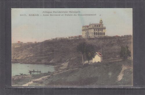 SENEGAL, DAKAR, GOVERNMENT HOUSE & ANSE BERNARD, c1920 ppc., unused. - Picture 1 of 1