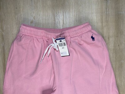NWT Polo Ralph Lauren Womens Jogger Pink S Elastic Waist