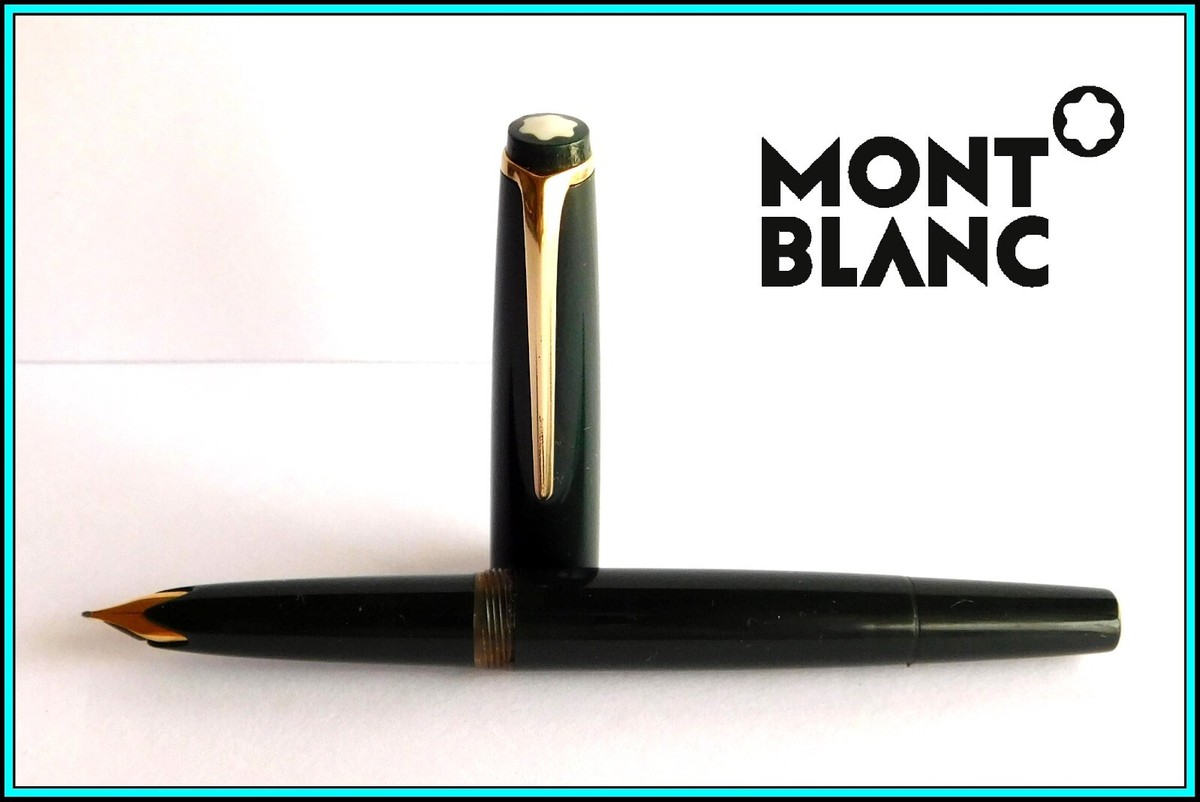 MONTBLANC No. 32 FOUNTAIN PEN Piston - Dark Green - 14k MONTBLANC No. 32 FOUNTAIN PEN Piston - Dark Green - 14k