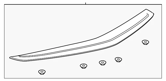 Genuine GM Spoiler 23249415 - Imagem 3 de 4