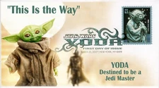 AO-4205-2, 2007, Yoda, Star Wars, Digital Color Postmark, FDC, SC 4205, Baby Yod
