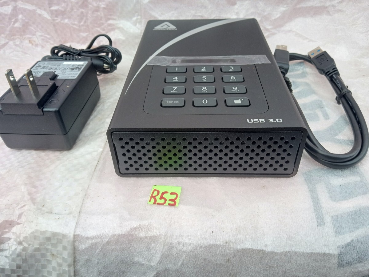 APRICORN AEGIS ADT-3PL256-2000 2TB PADLOCK DT SECURE USB 3.0