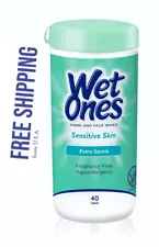 Wet Wipes Cleaning Wet Towel Hand and Face Sensitive Skin Wipes Canister travel