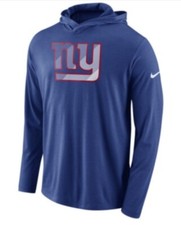 Nike Men's New York Giants Blend Hooded Long Sleeve T-Shirt Men Featured Shops -