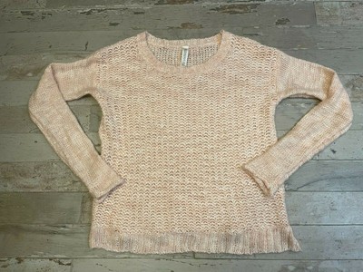 Aeropostale Soft Fuzzy Pink Sweater 