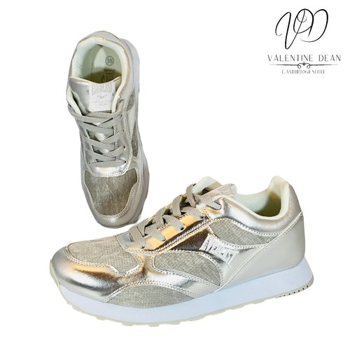 silver colour sneakers
