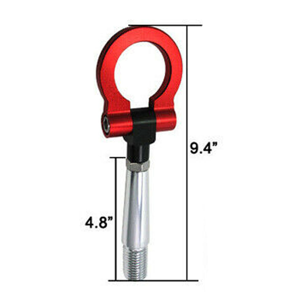 JDM Red Track Racing Style Screw On Tow Hook For Infiniti G37 FX35