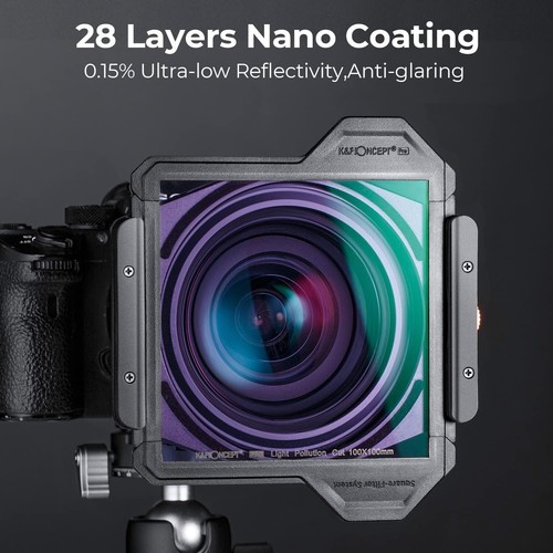 K&F Concept 100*100*2mm Anti-light Pollution Square Filter with Protective Frame - Picture 4 of 7