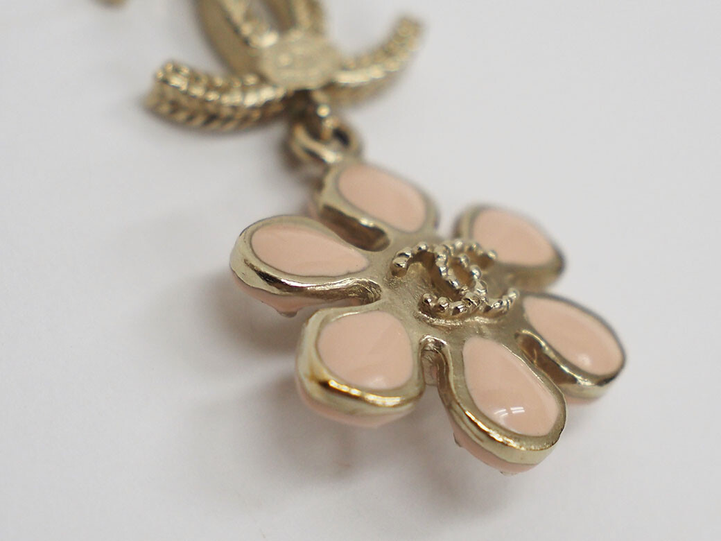 CHANEL フラワー CHANEL】シャネル CC パール フラワーネックレス (CHANEL