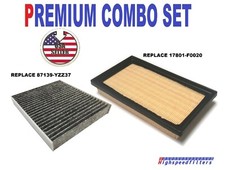 COMBO Air Filter & CHARCOAL CABIN AIR FILTER for 2019 - 2024 TOYOTA RAV4 HYBRID