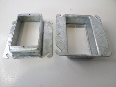 1-1/4 in. RACO 775 Plaster Mud Ring Square 4'' Cover 1-Device Raised Mud Ring