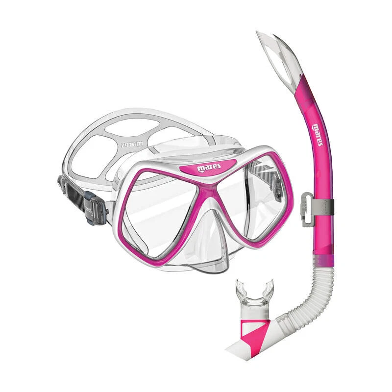 mares Ridley Maske mit Schnorchel - Combo in Pink