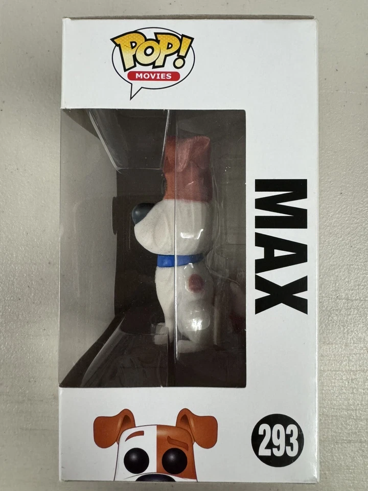 Max (Flocked) 293 ~ The Secret Life of Pets ~ Vinilo Funko Pop + PROTECTOR GRATIS Foto 2 de 4
