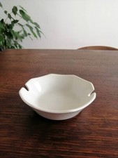 CENDRIER  PORCELAINE BLANCHE MANUFACTURE FAÏENCERIE SCHÖNWALD GERMANY VIDE POCHE