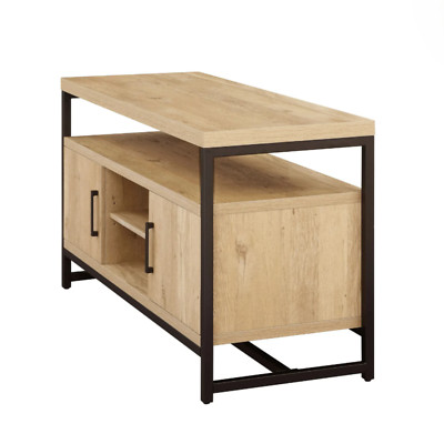 TV Table Stand Natural oak with Metal Frame Jace Col. Better Homes and Garden