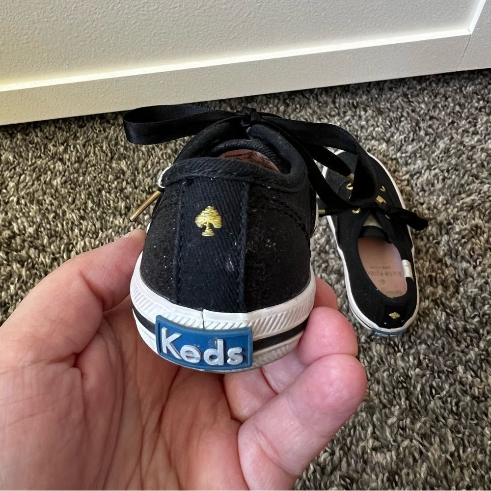 Kate Spade x Keds Champion Glitter Black Sneakers Toddler Shoes Size 6 thumbnail 11
