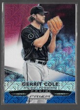 2015 Panini Prizm Red White and Blue Mojo Prizms Gerrit Cole #70 Pirates NRMT