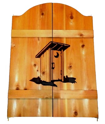 New Outhouse Saloon Bathroom Restroom Cafe Swinging Doors 24-36'' Outdoor Shower