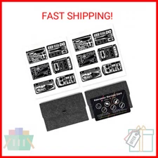 PSKOOK 12 Pcs Survival Multitool Card Emergency Camping Tool EDC Kit in Your Wal