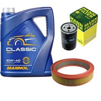 MANN-FILTER Inspektionspaket 5L Mannol Classic 10W-40 FüR Vw Golf Iii 1.4 1.3