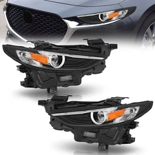 OEM LED Headlight Assembly For 2019 2020 2021 Mazda 3 W/Bulbs Lamps BCJH51040M