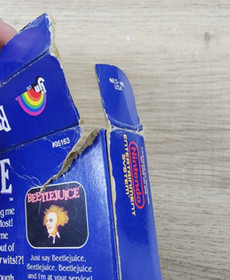 AUTHENTIC USED BOX ONLY - NO GAME - BEETLEJUICE - NES