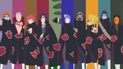Anime hidan naruto yahiko konan itachi uchiha kakuzu Playmat Gaming Mat