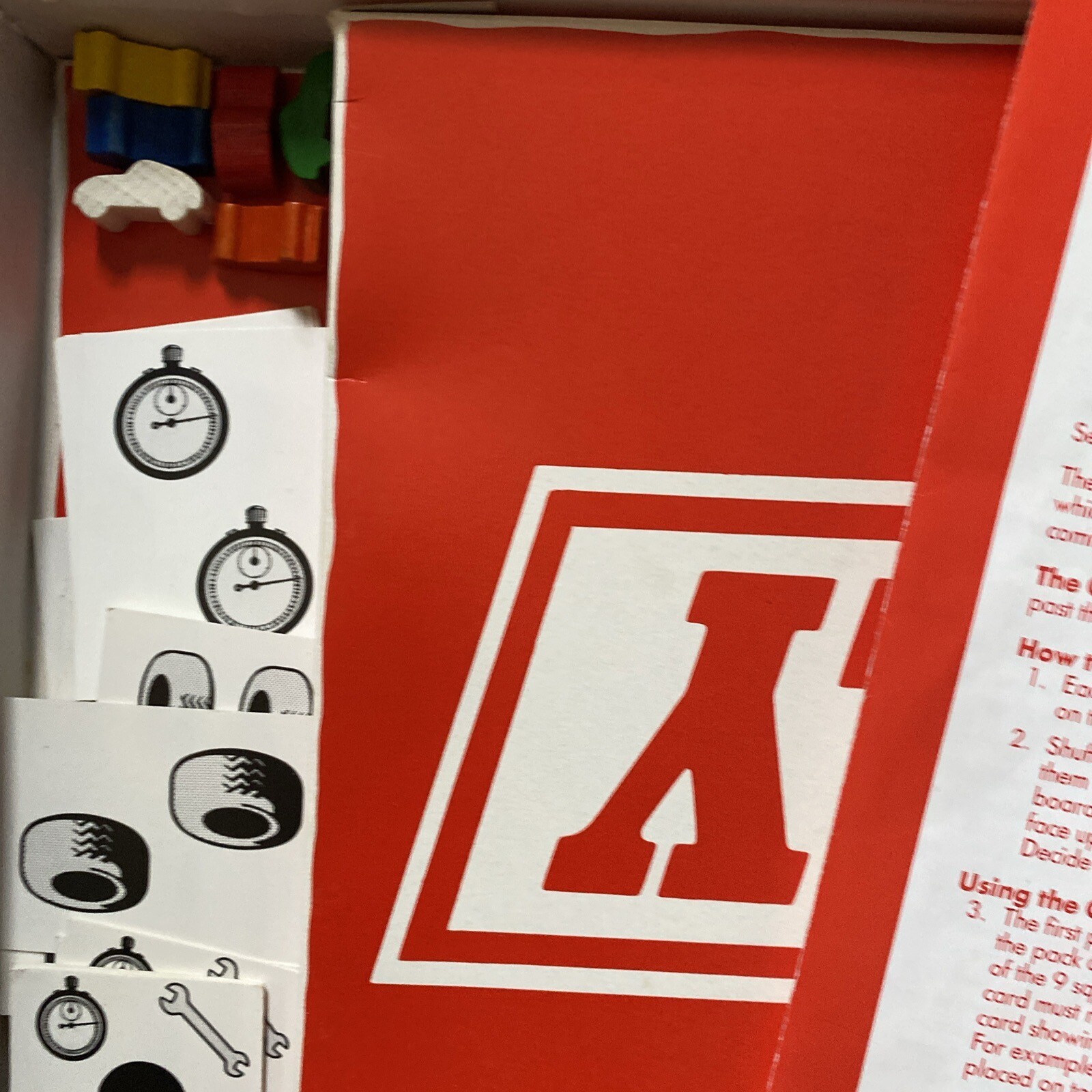 Vintage Waddingtons Rally Board Game 1988 Rare Game Complete Board Game