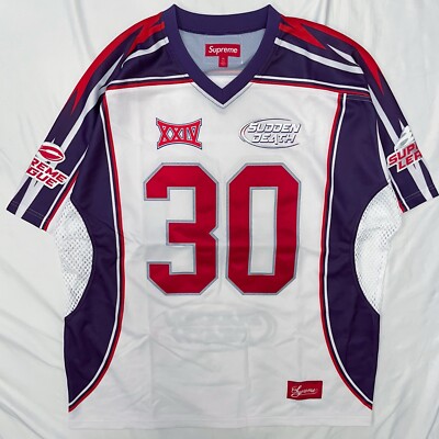 2024 Supreme New York NYC Sudden Death Football Shirt Soccer
