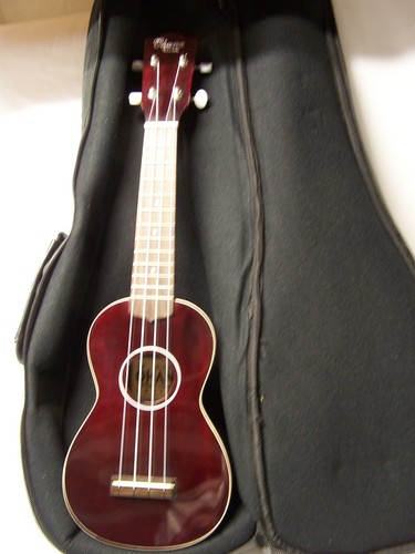 Ohana Model SK-15mr Soprano Size Mohogany Wood Ukulele - With Gig Bag EXUC - Picture 3 of 18
