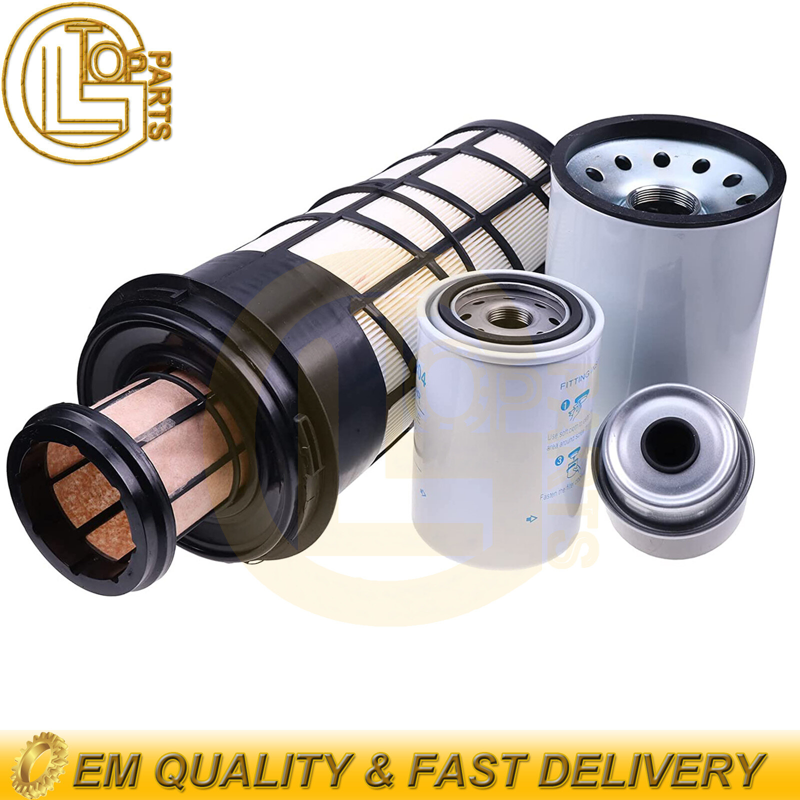 Filter Kit for John Deere 5045E 5055E 5065E 5075E Tractor w/ T2 IT4