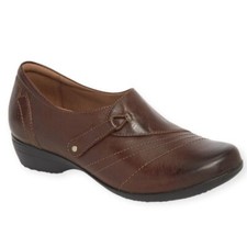 DANSKO Franny Loafer Chocolate Burnished Leather Size 40 NEW