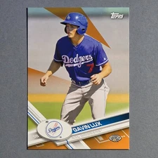 2017 Topps pro Debut#117 Gavin Lux RC Orange SSP #d/26 - Dogers Rookie