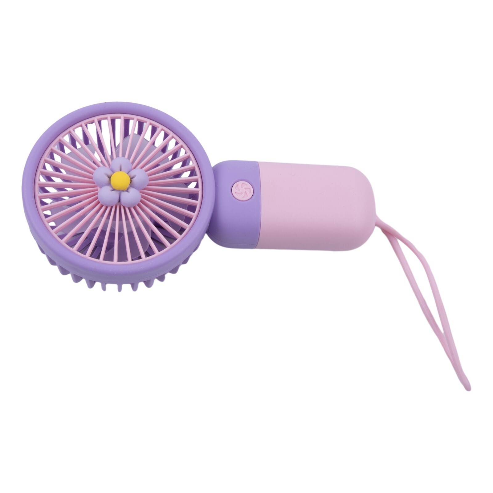 Compact Portable Handheld Fan Long Battery Life Comfortable Breeze Blue