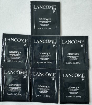 7X Lancome Advanced Genifique Youth Activating Concentrate Serum  .06 Oz. Each