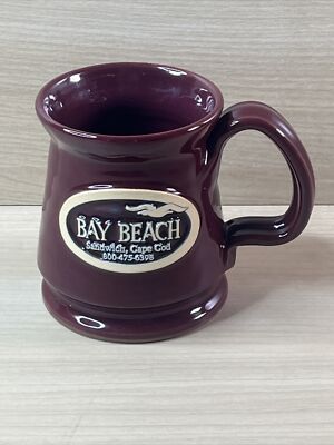 Deneen Pottery Mug Bay Beach Sandwich Cape Cod