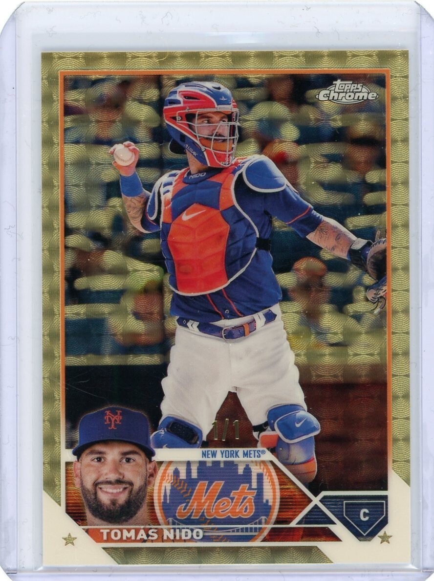 2023 Topps Chrome Update Superfractor #USCS105 Tomas Nido No 1 of 1