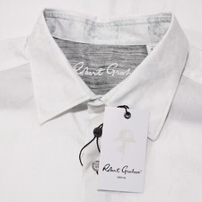 Robert Graham NWT Highland Casual Button Down Shirt Size XL Classic Fit in White