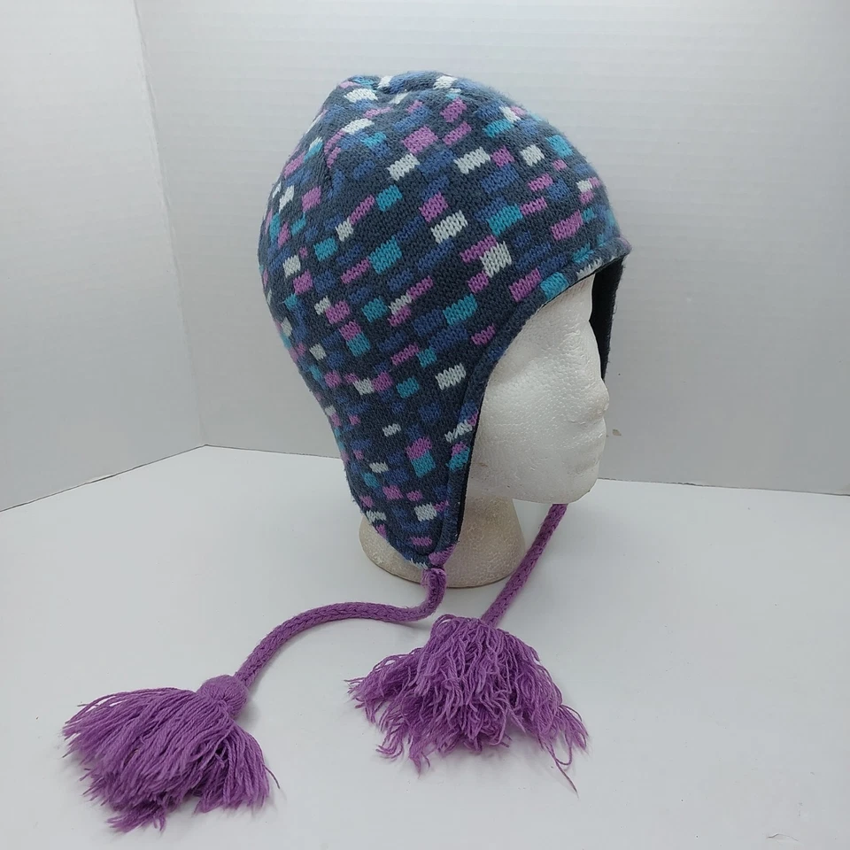 Columbia Sportwear Omniheat Youth Beanie Hat Cap Tassel - Image 3 of 4