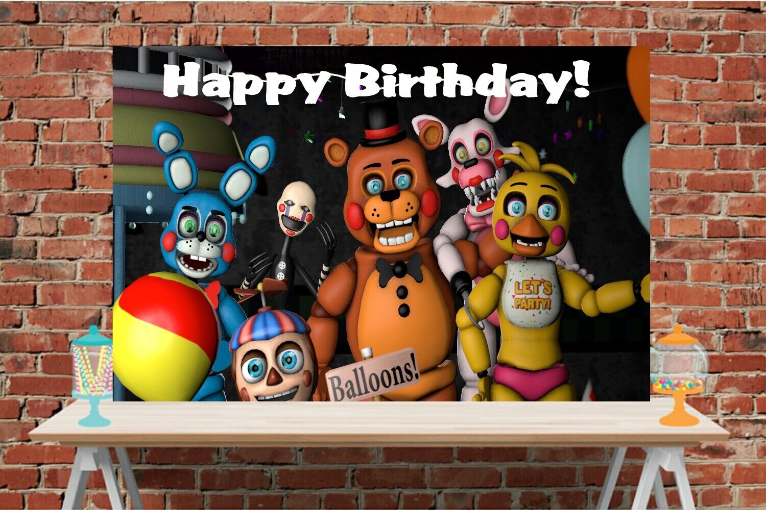 Arte para Painel Five Nights at Freddy's 3