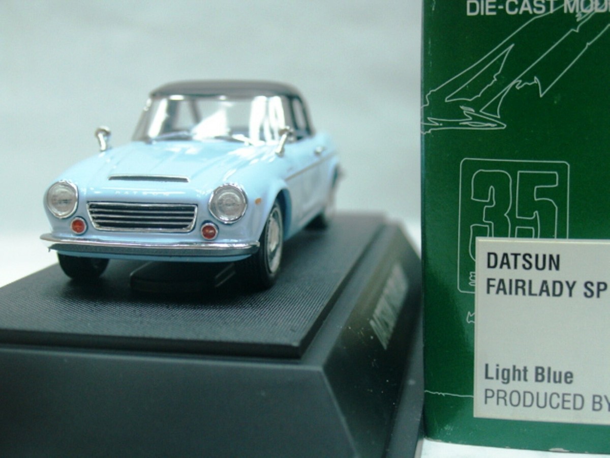 WOW EXTREMELY RARE Datsun Fairlady SP1600 RHD S.Top 1965 S.Blue 1