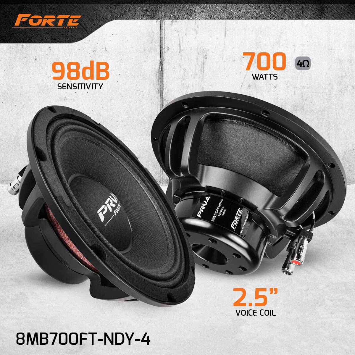 1x PRV Audio 8MB700FT-NDY-4 8