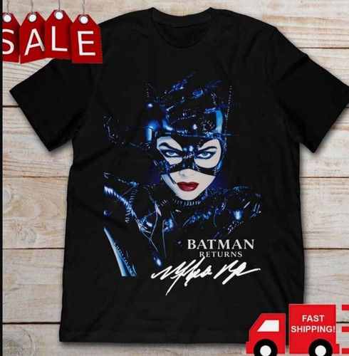 Michelle Pfeiffer Batman Returns Catwoman Shirt Black Unisex S-5XL - Picture 2 of 8