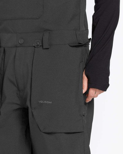 VOLCOM Herren ROAN BIB OVERALL SNOW Hose - Schwarz - Large - Neu mit Etikett - Bild 6 von 8